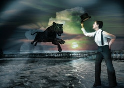 Mirjam and the panther